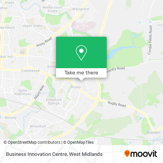 Business Innovation Centre map