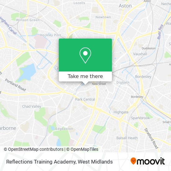 Reflections Training Academy map