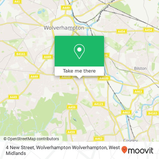 4 New Street, Wolverhampton Wolverhampton map