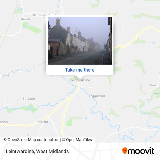 Leintwardine map