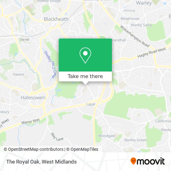 The Royal Oak map