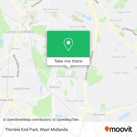 Thimble End Park map