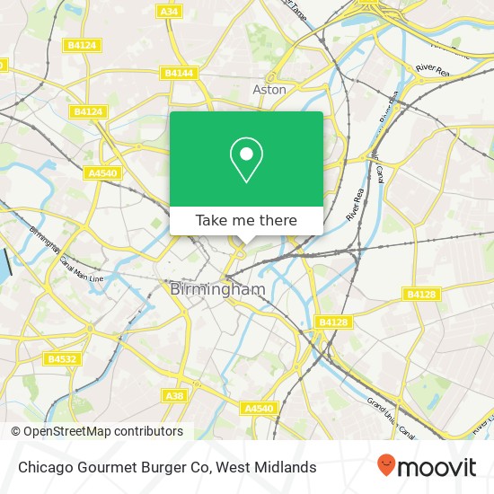 Chicago Gourmet Burger Co map