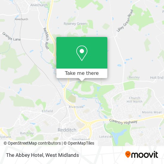 The Abbey Hotel map