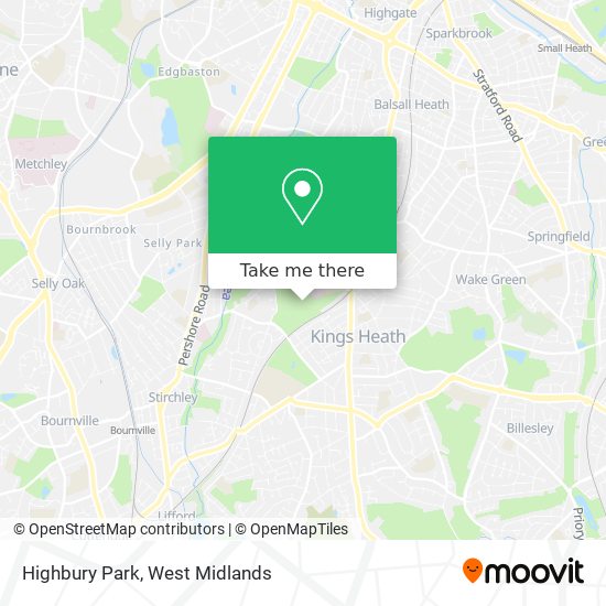 Highbury Park map