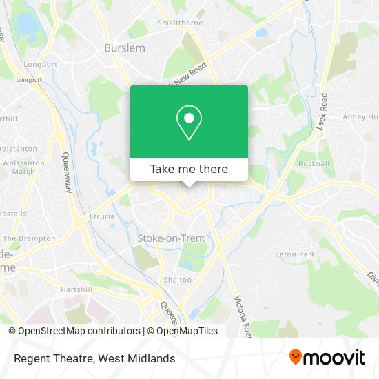 Regent Theatre map