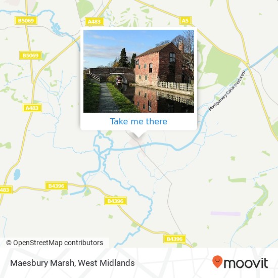 Maesbury Marsh map