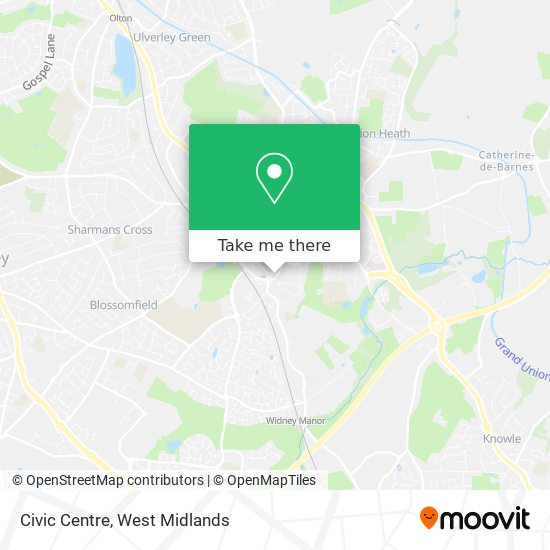 Civic Centre map