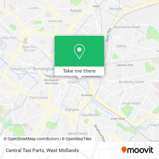 Central Taxi Parts map