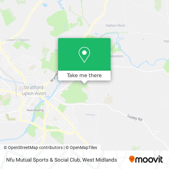 Nfu Mutual Sports & Social Club map