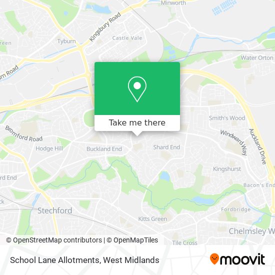 School Lane Allotments map