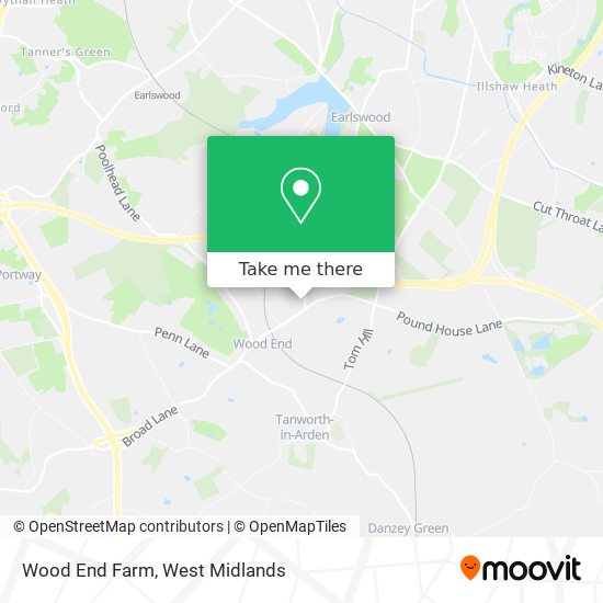 Wood End Farm map