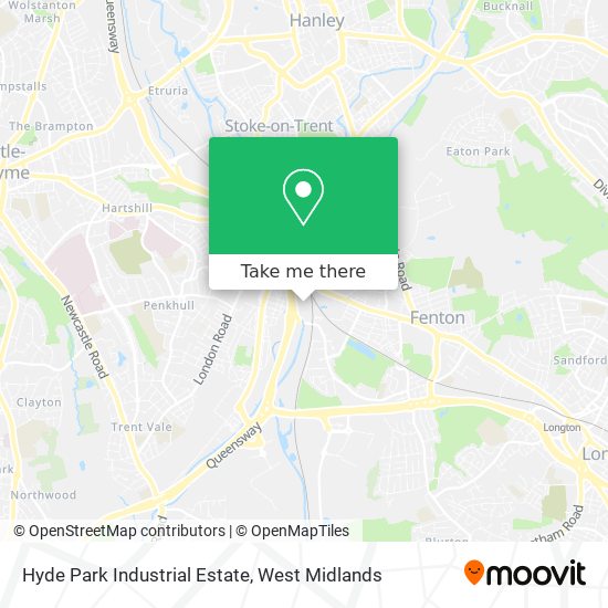 Hyde Park Industrial Estate map