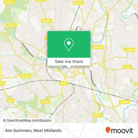 Ann Summers map