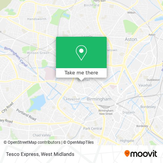 Tesco Express map