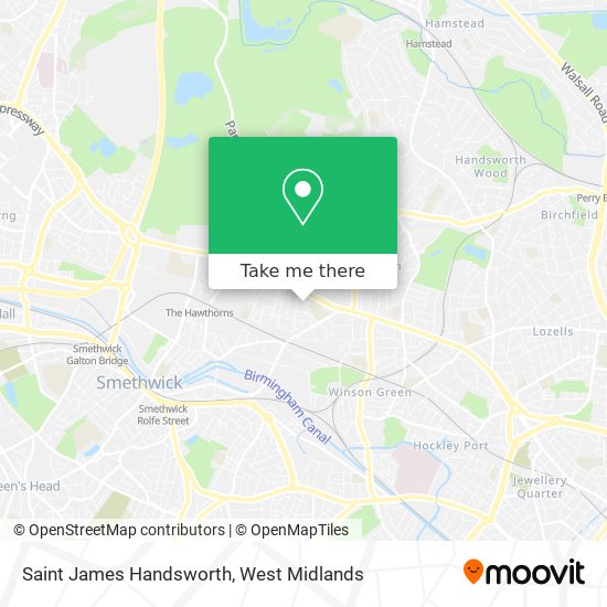 Saint James Handsworth map