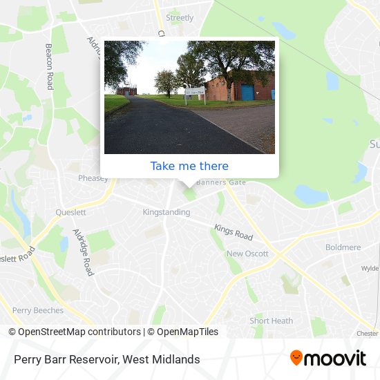 Perry Barr Reservoir map