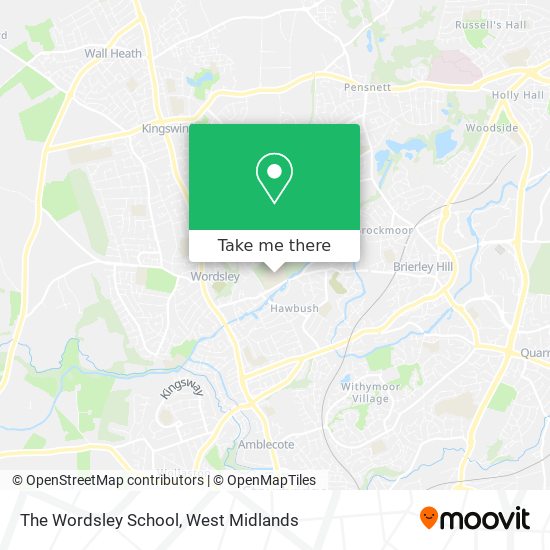 The Wordsley School map