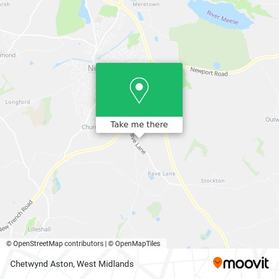 Chetwynd Aston map