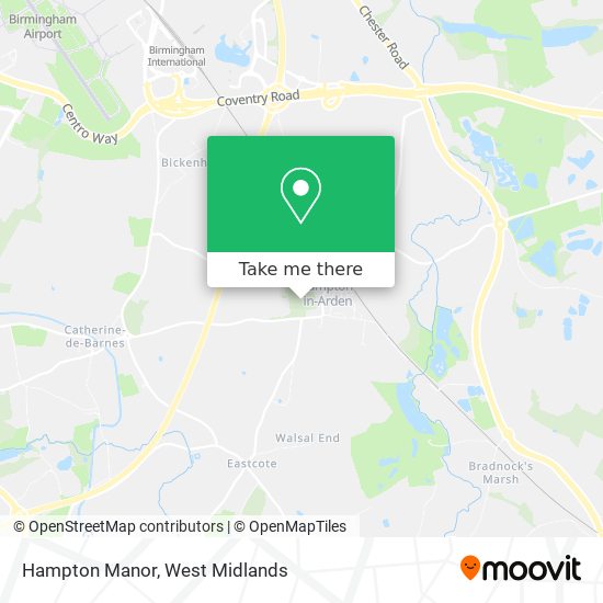 Hampton Manor map