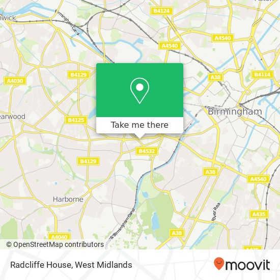 Radcliffe House map