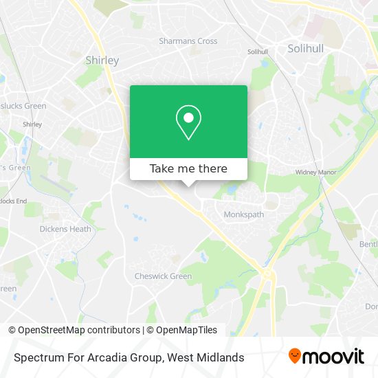 Spectrum For Arcadia Group map