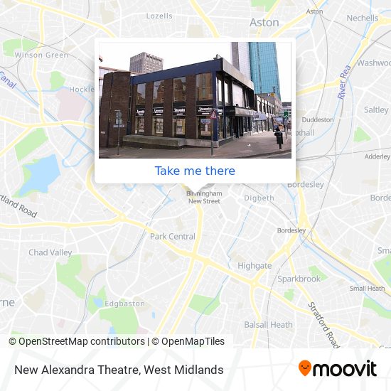 New Alexandra Theatre map