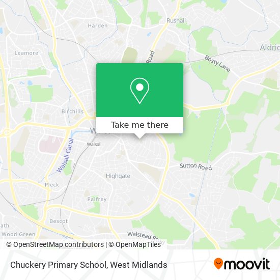 Chuckery Primary School map