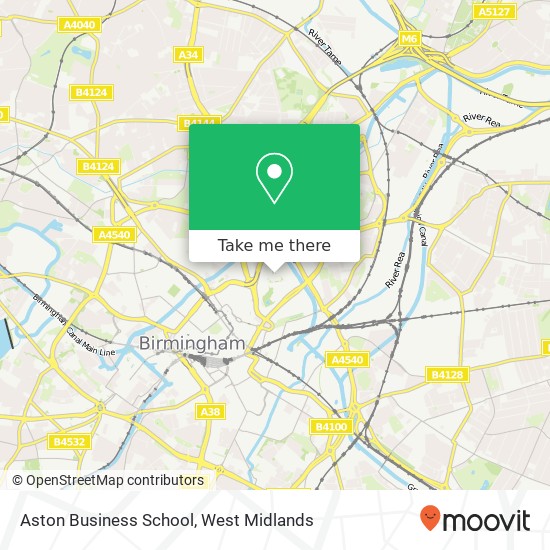 Aston Business School map