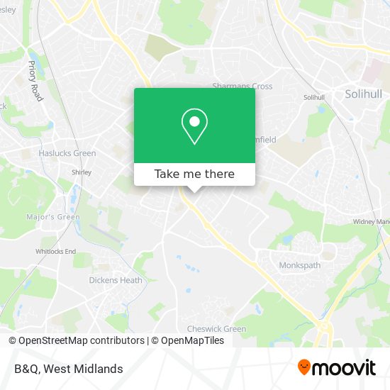 B&Q map