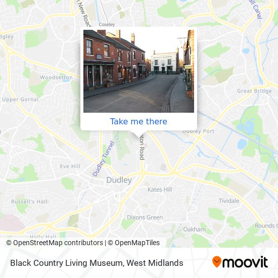 Black Country Living Museum map