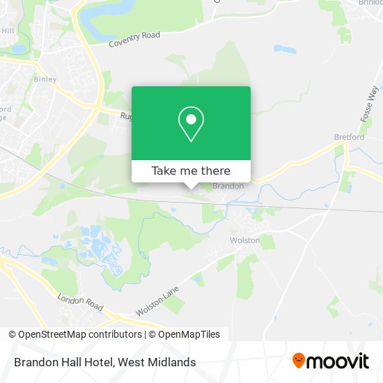 Brandon Hall Hotel map