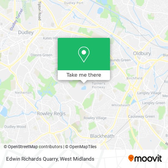 Edwin Richards Quarry map