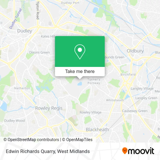 Edwin Richards Quarry map
