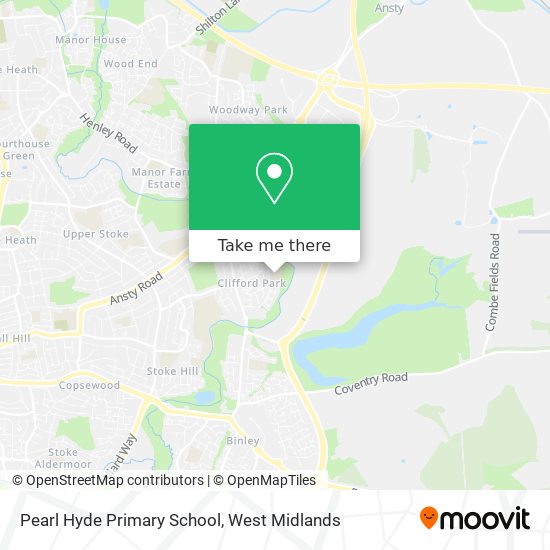 Pearl Hyde Primary School map