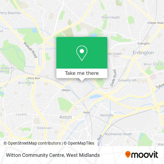 Witton Community Centre map
