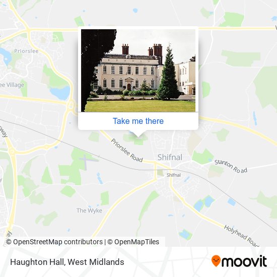 Haughton Hall map