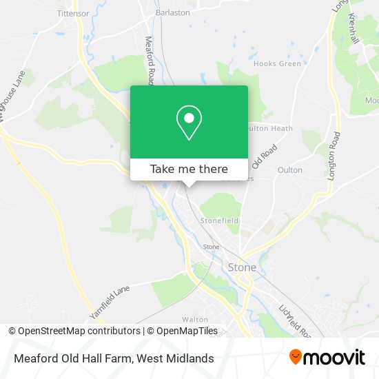 Meaford Old Hall Farm map