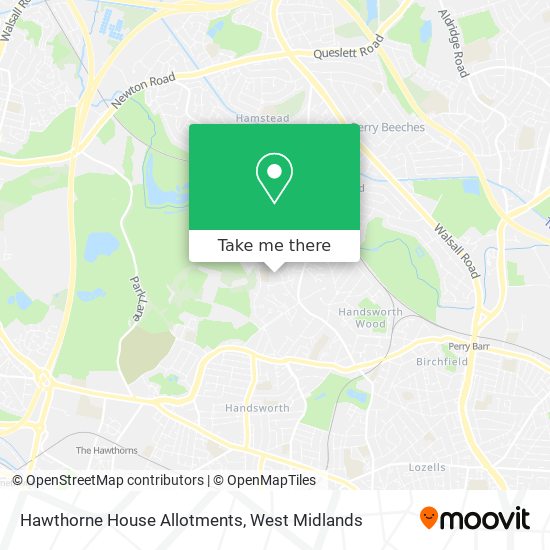 Hawthorne House Allotments map