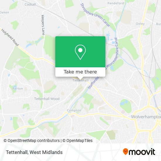 Tettenhall map