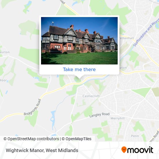 Wightwick Manor map