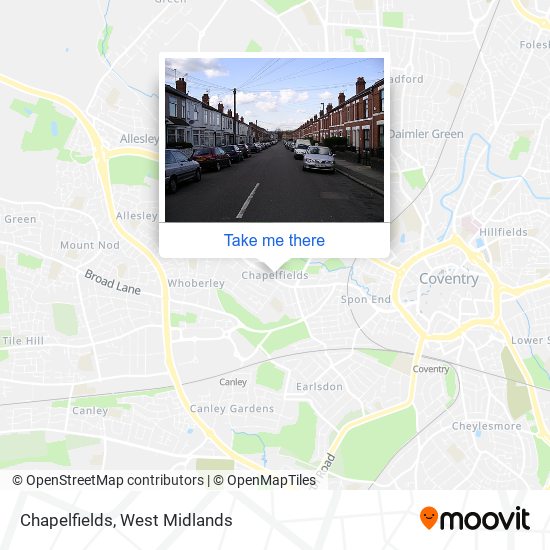 Chapelfields map