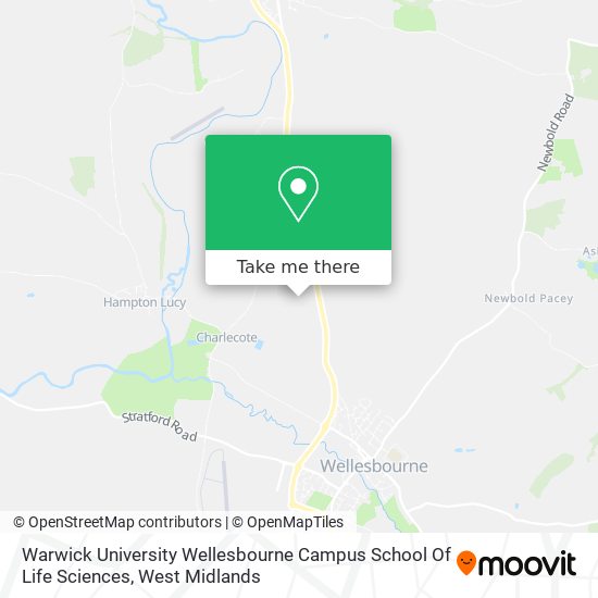 Warwick University Wellesbourne Campus School Of Life Sciences map