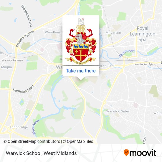 Warwick School map