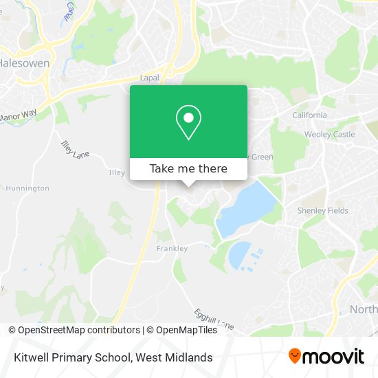 Kitwell Primary School map