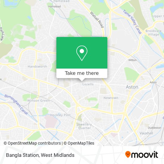 Bangla Station map