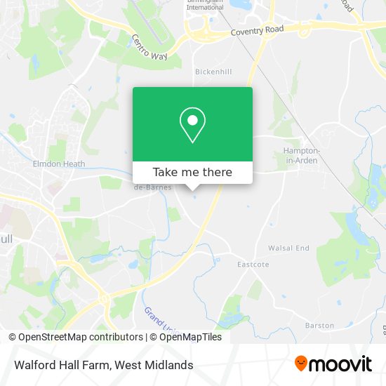 Walford Hall Farm map