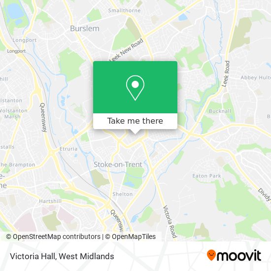 Victoria Hall map
