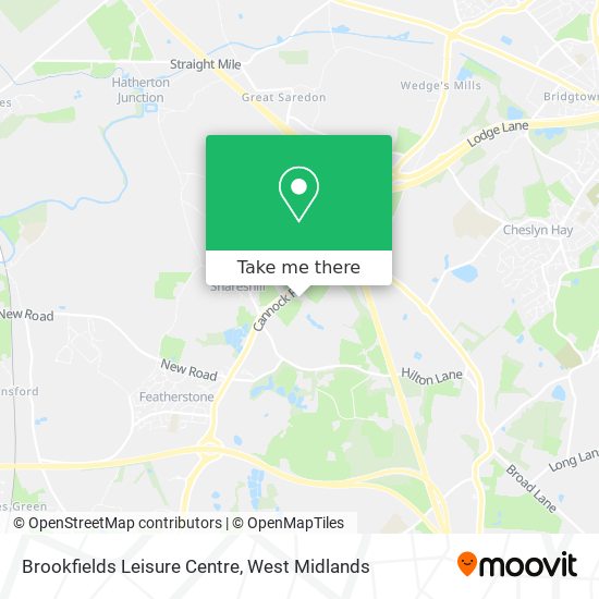 Brookfields Leisure Centre map