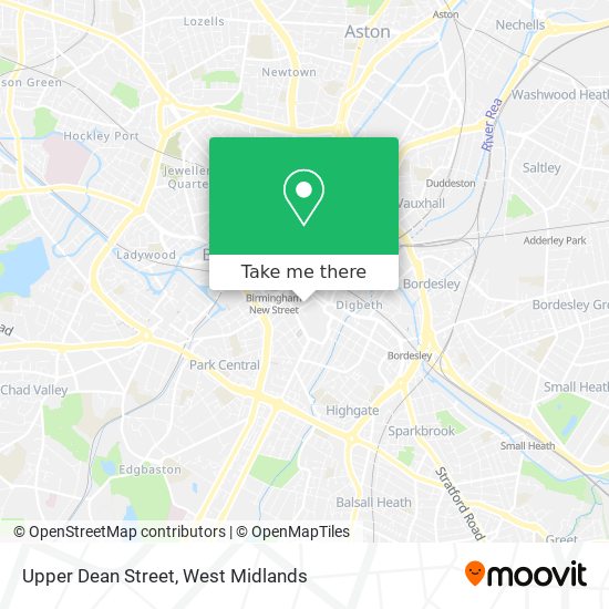 Upper Dean Street map